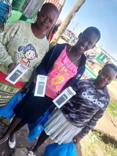 Children With Calculators