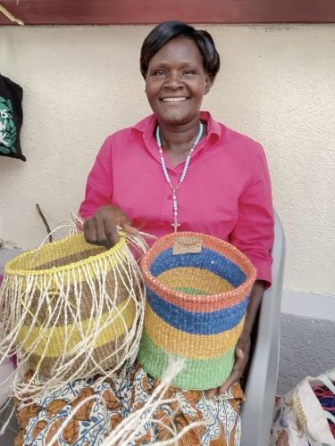 Women With Woven Basket